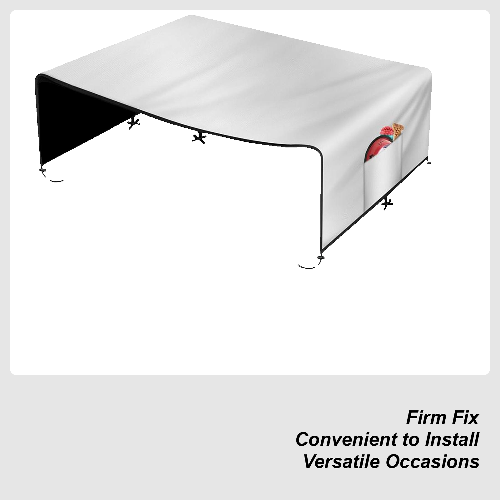 Outdoor Camping Dog Kennel - Copertura della cassa 210D Oxford Privacy