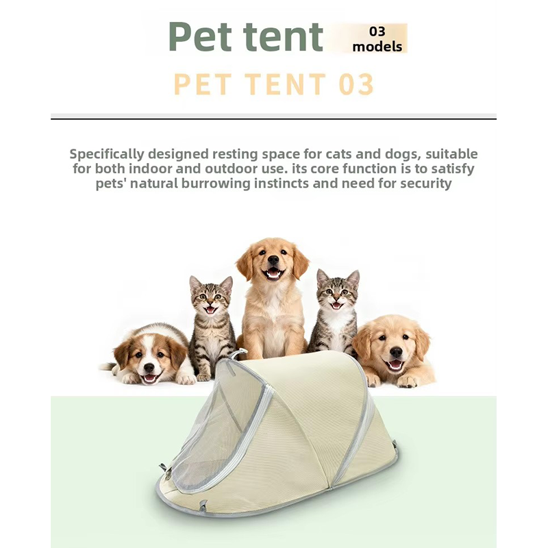 Outdoor Camping Dog Kennel - Tenda Pieghevole per Animali Domestici, Cuccia