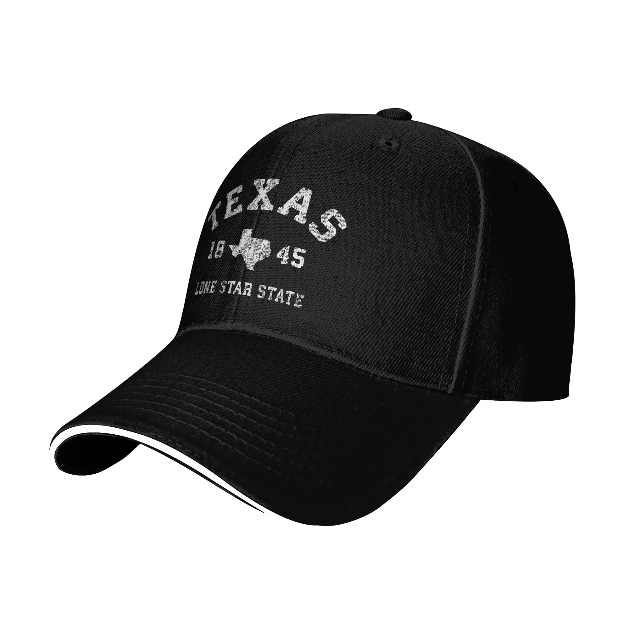 Outdoor Camping In Texas - Cappellino da Baseball Lavato Stile Vintage