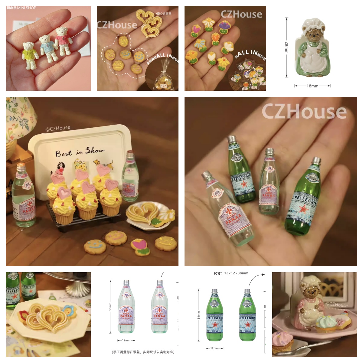 Bear Canister - Collezione di Dessert in Miniatura Scala