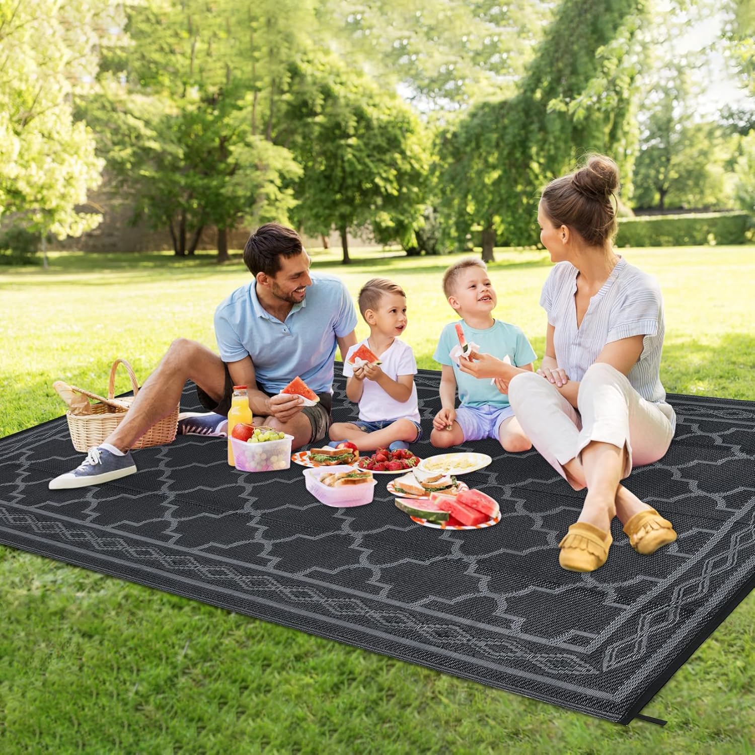 Outdoor Camping Rugs 8X10 - Tappeto in plastica per esterni 8x10