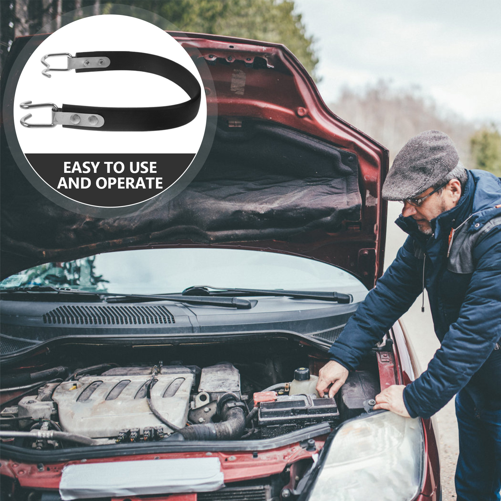 Outdoor Camping Tools - Cinghia di sollevamento per batterie auto