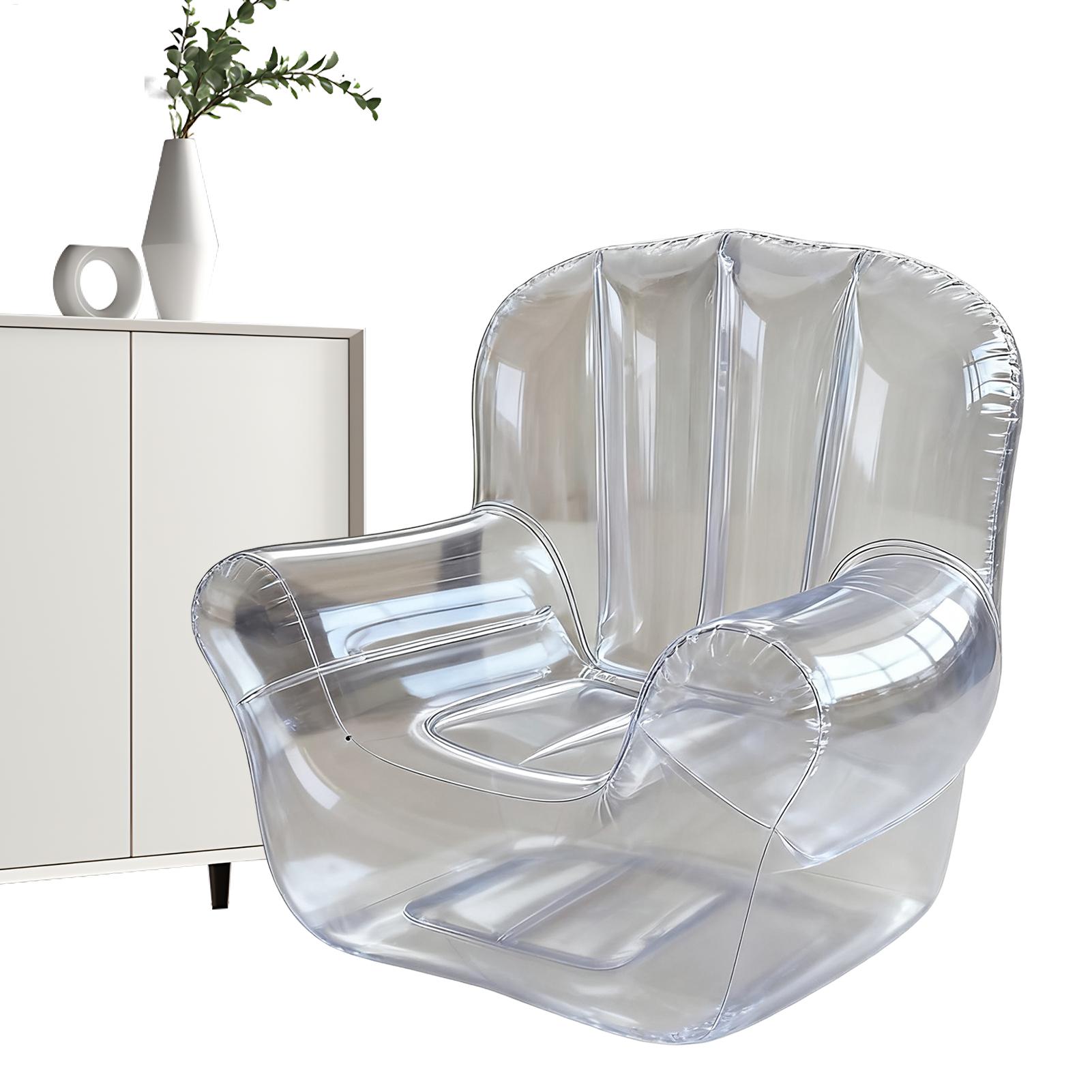 Outdoor Camping Couch - Divano gonfiabile in PVC trasparente addensato