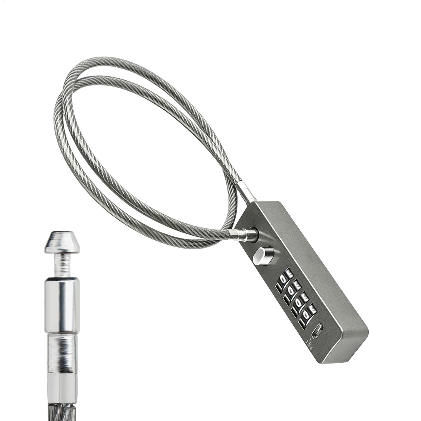 Urban Outdoor Camping - Lucchetto Combinato per Bicicletta Resettabile a