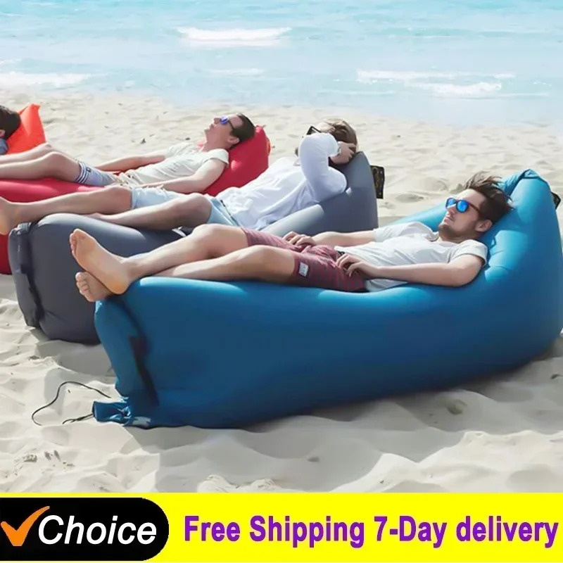 Outdoor Camping Couch - Divano Gonfiabile Portatile da Esterno, Poltrona