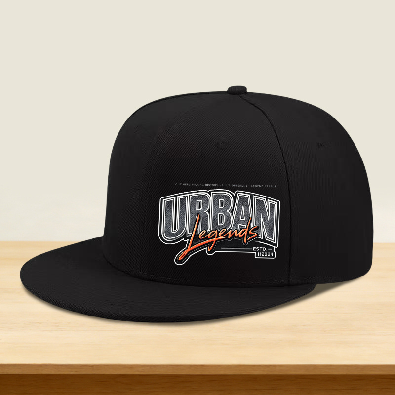 Urban Outdoor Camping - Cappellino Hip-Hop con Stampa Urban Legends,