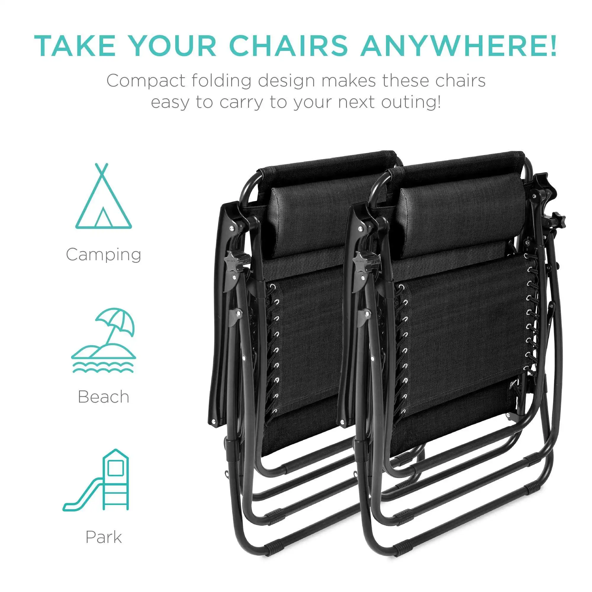 Sdraio da Campeggio e Spiaggia - Outdoor Camping Recliner Chairs recensione e prezzo