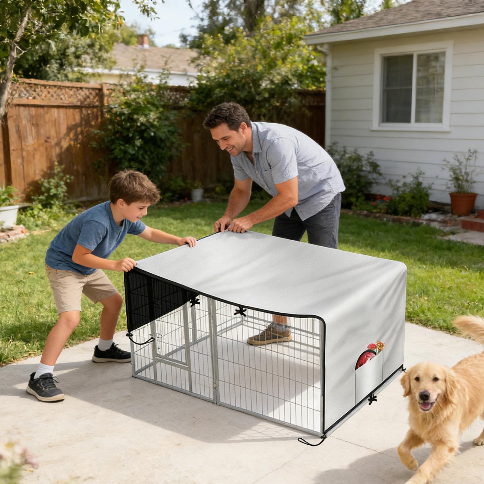 Copertura della cassa 210D Oxf - Outdoor Camping Dog Kennel recensione e prezzo