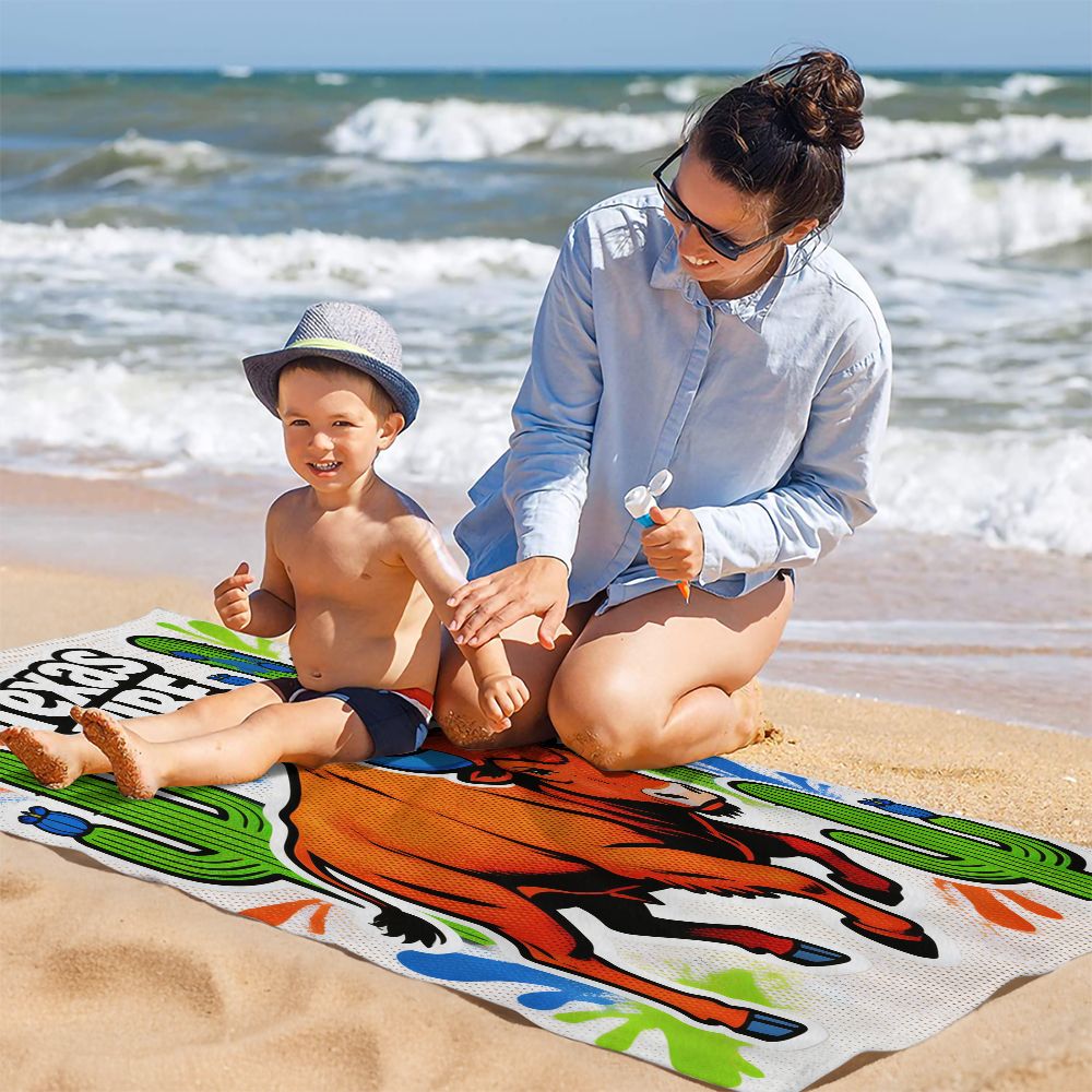 Asciugamano da Spiaggia con St - Outdoor Camping In Texas recensione e prezzo