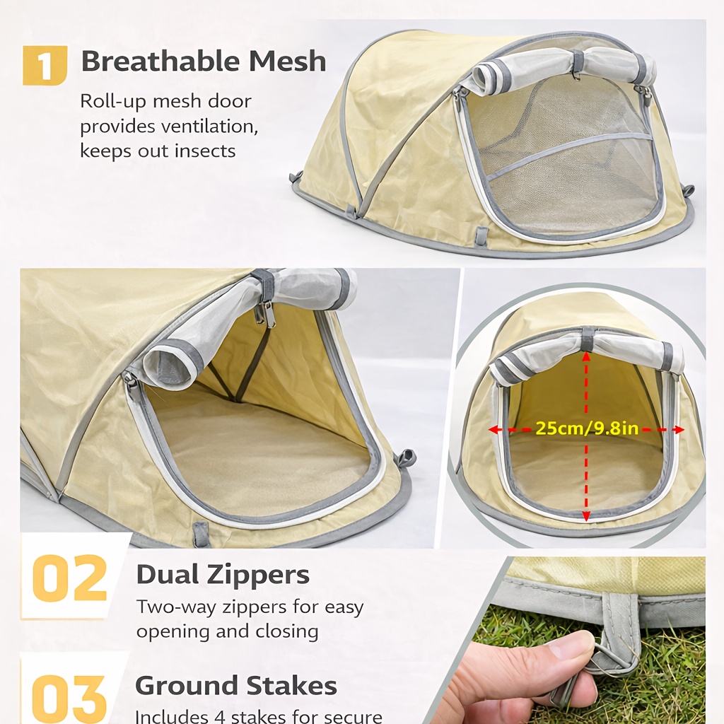 Tenda Pieghevole per Animali D - Outdoor Camping Dog Kennel recensione e prezzo