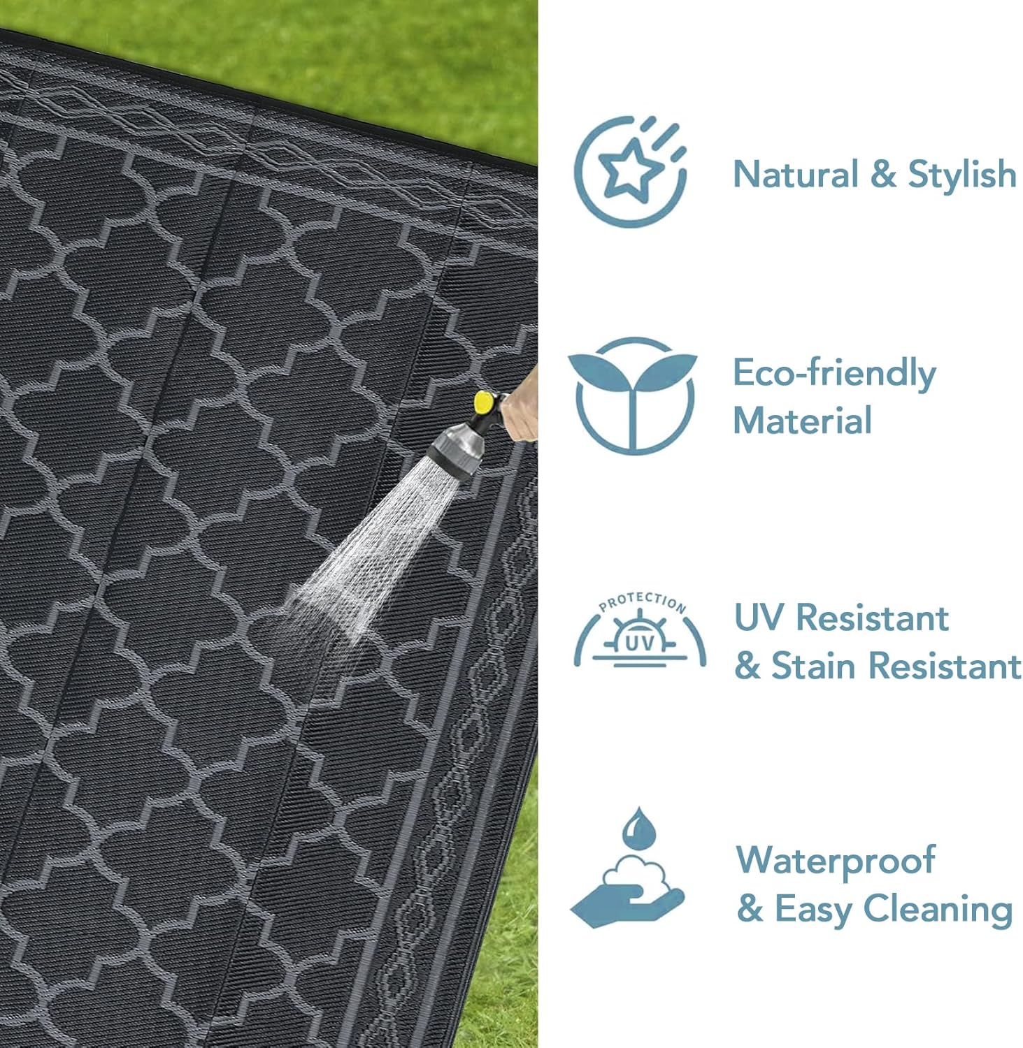 Tappeto in plastica per estern - Outdoor Camping Rugs 8X10 recensione e prezzo