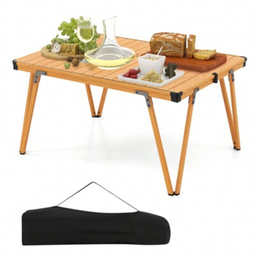 Tavolo da Campeggio Pieghevole - Outdoor Camping Table With Storage recensione e prezzo