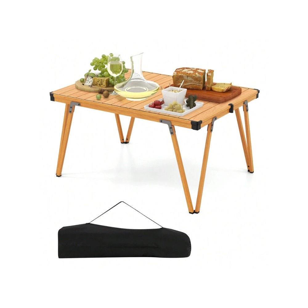 Tavolo da Campeggio Pieghevole - Outdoor Camping Table With Storage recensione e prezzo