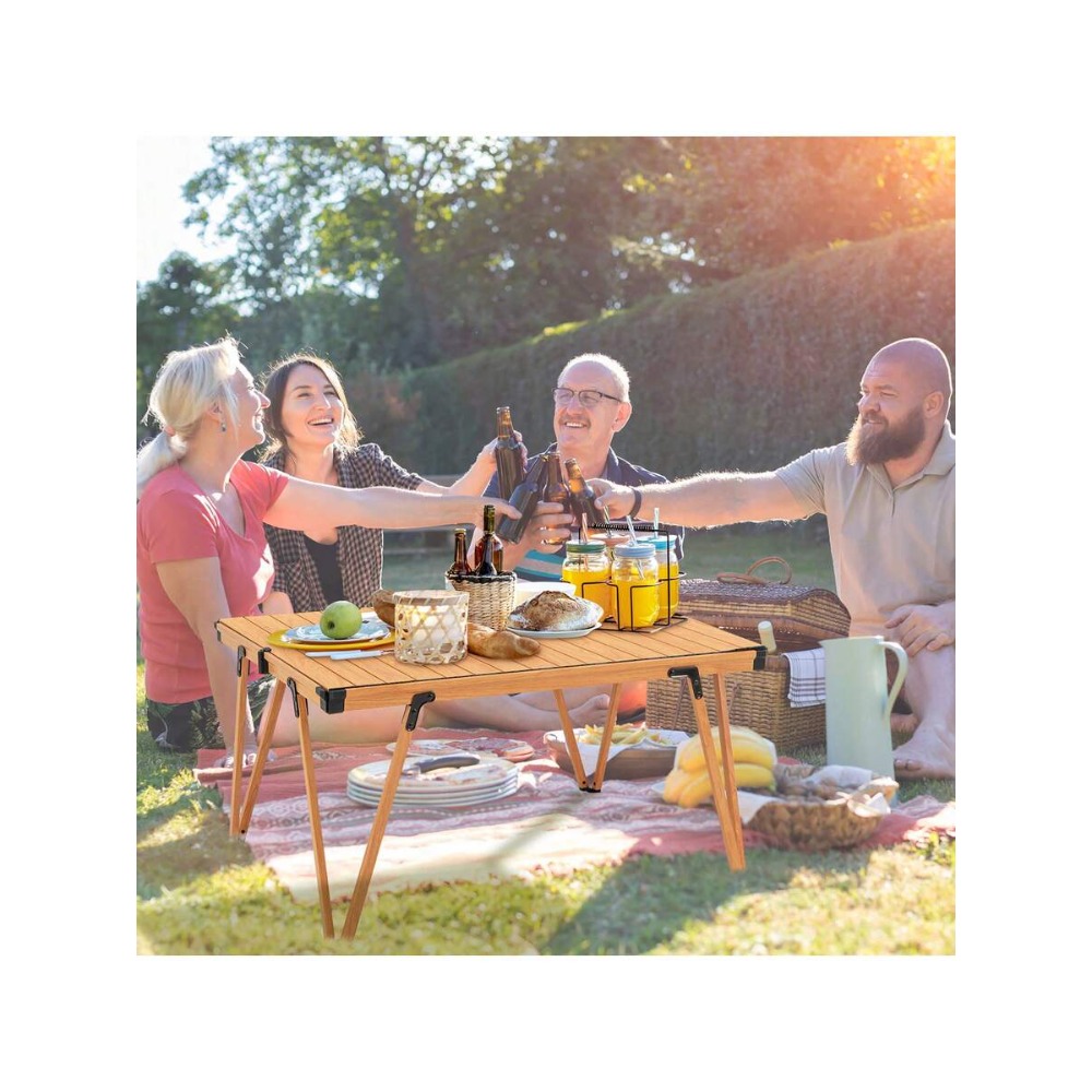 Tavolo da Campeggio Pieghevole - Outdoor Camping Table With Storage recensione e prezzo