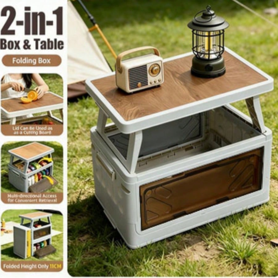 Contenitore Multiuso per Campe - Outdoor Camping Table With Storage recensione e prezzo