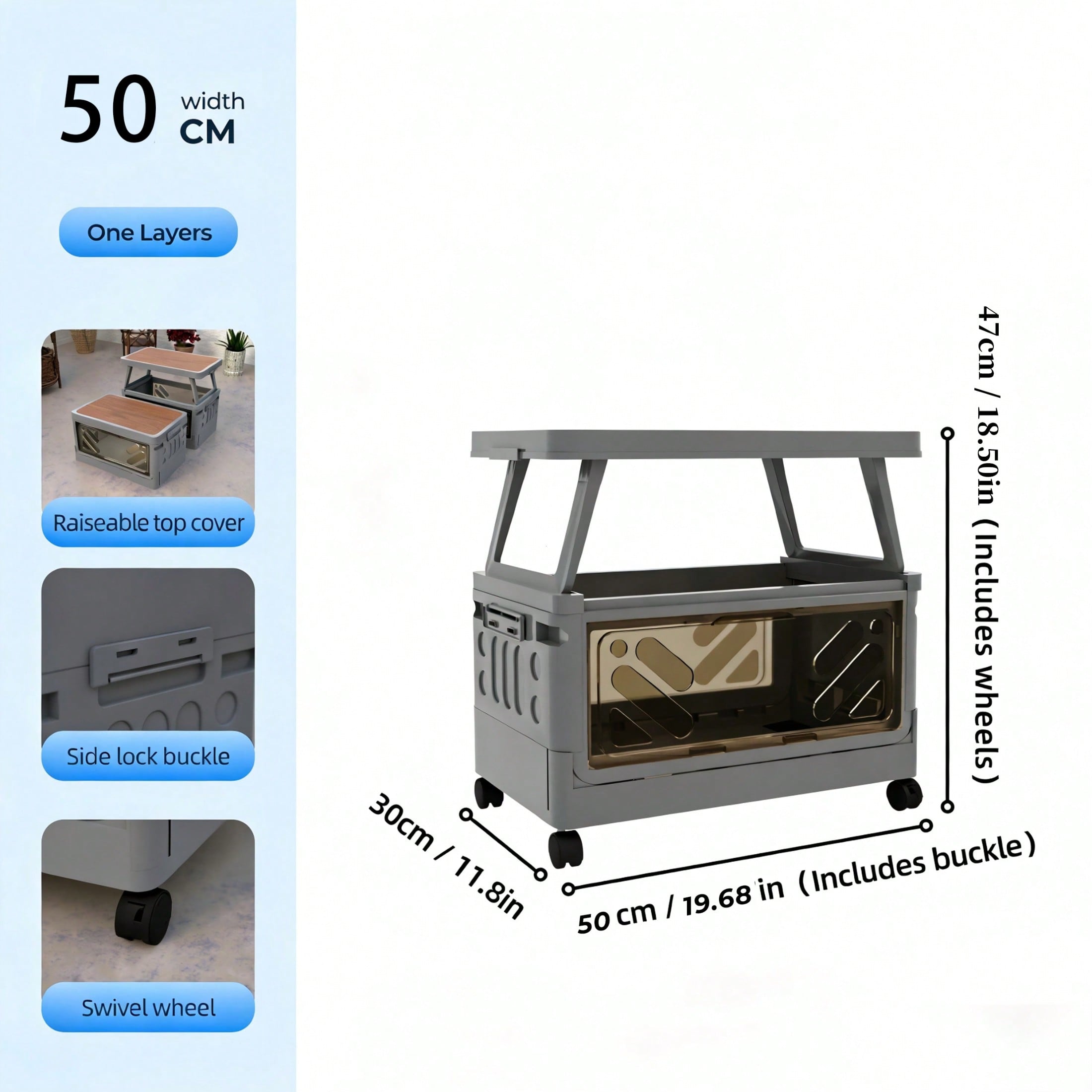 Contenitore Multiuso per Campe - Outdoor Camping Table With Storage recensione e prezzo