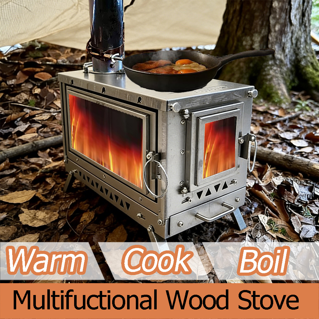 Stufa da tenda DANCHEL T3 in t - Outdoor Camping Fireplace recensione e prezzo