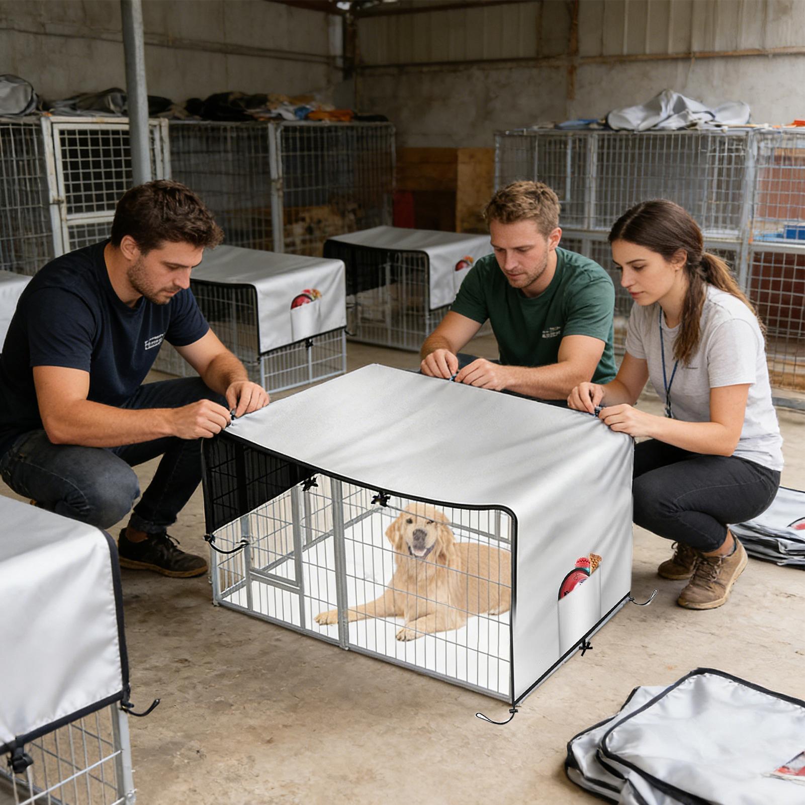 Copertura per cassa per cani 2 - Outdoor Camping Dog Kennel recensione e prezzo