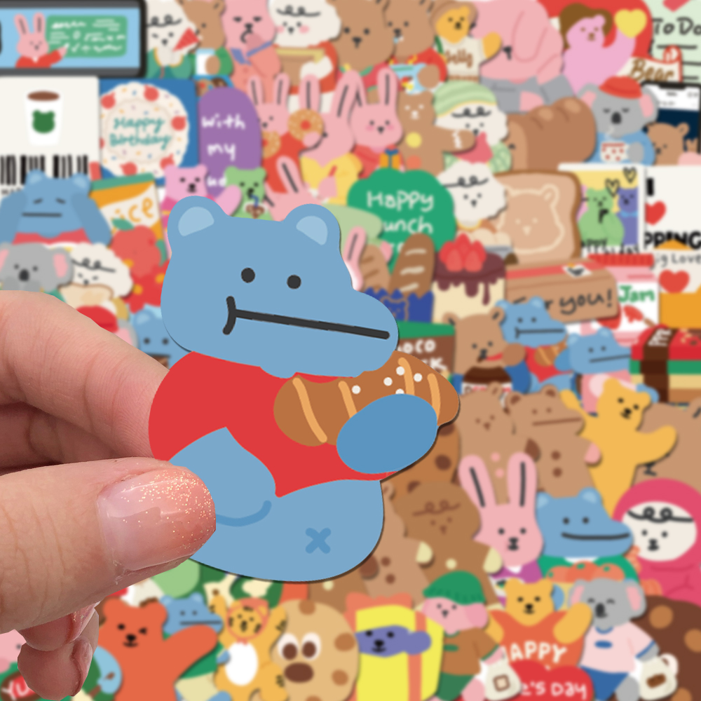 100/200 Pezzi Adesivi Carini a - Bear Canister recensione e prezzo