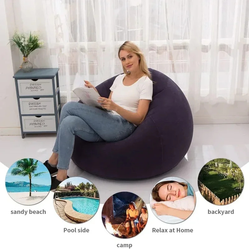Grandi Poltrone Gonfiabili Rel - Outdoor Camping Couch recensione e prezzo