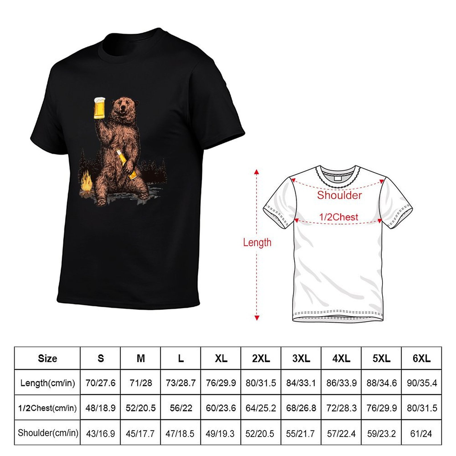 T-shirt con stampa in stile ur - Urban Outdoor Camping recensione e prezzo