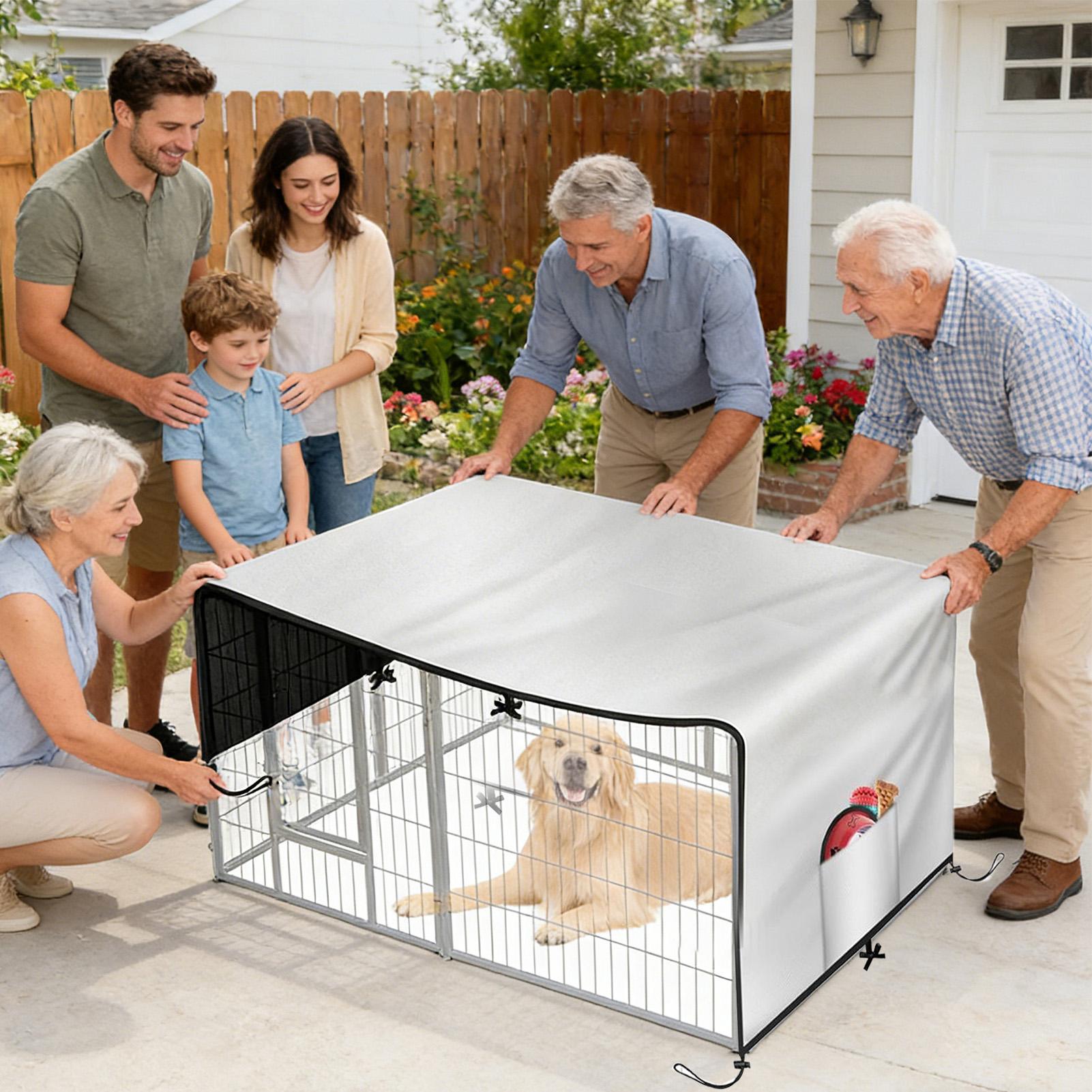 Copertura della cassa 210D Oxf - Outdoor Camping Dog Kennel recensione e prezzo