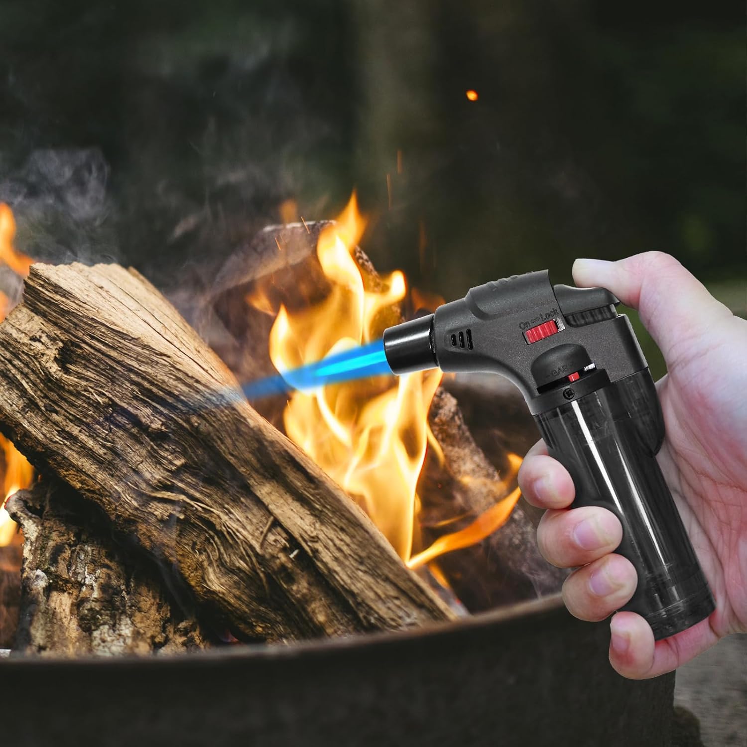 Torcia a fiamma a getto ricari - Outdoor Camping Fireplace recensione e prezzo