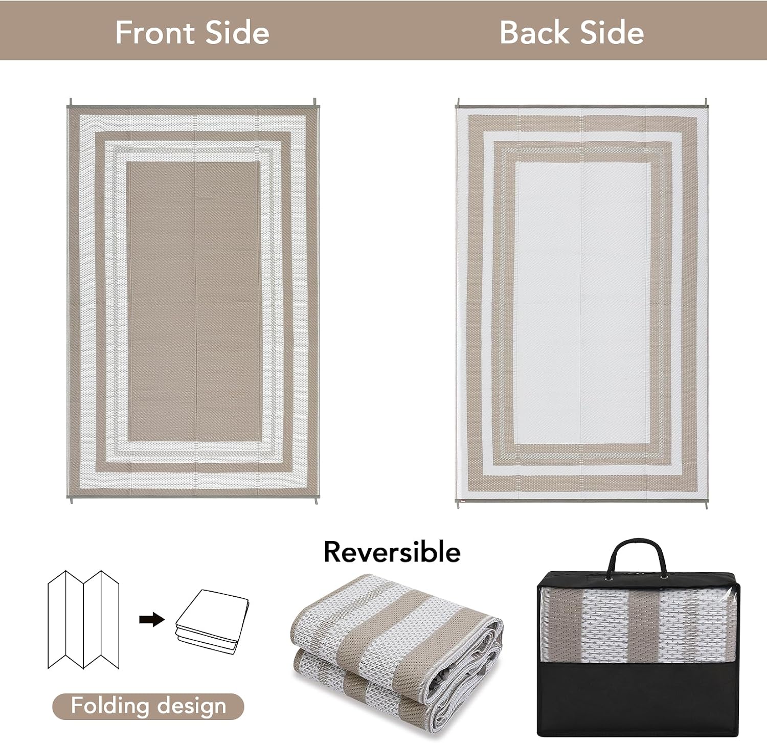 Tappeto da esterno 8x10 – Tapp - Outdoor Camping Rugs 8X10 recensione e prezzo